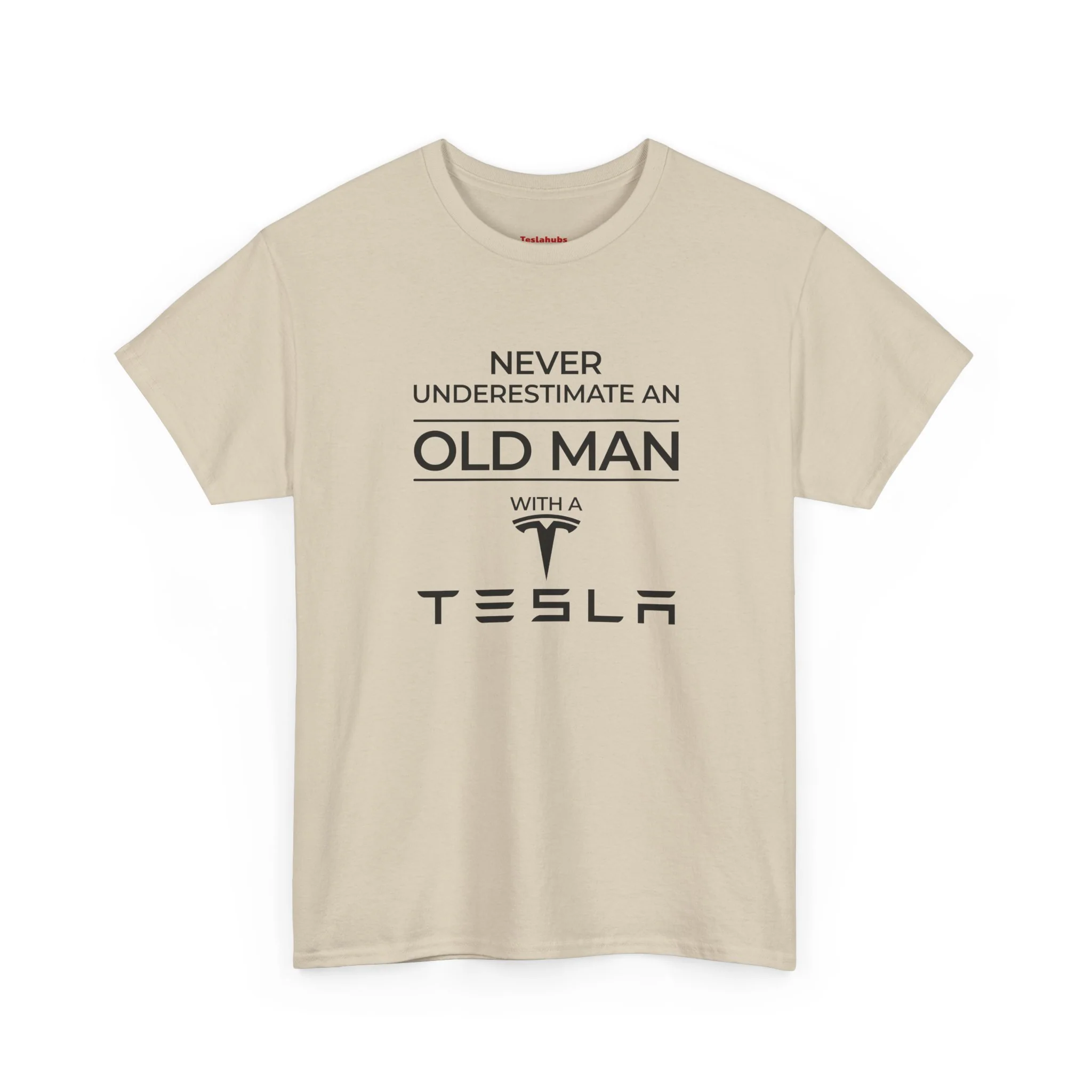 'Never Underestimate an Old Man with a Tesla' - T-Shirt - Image 12