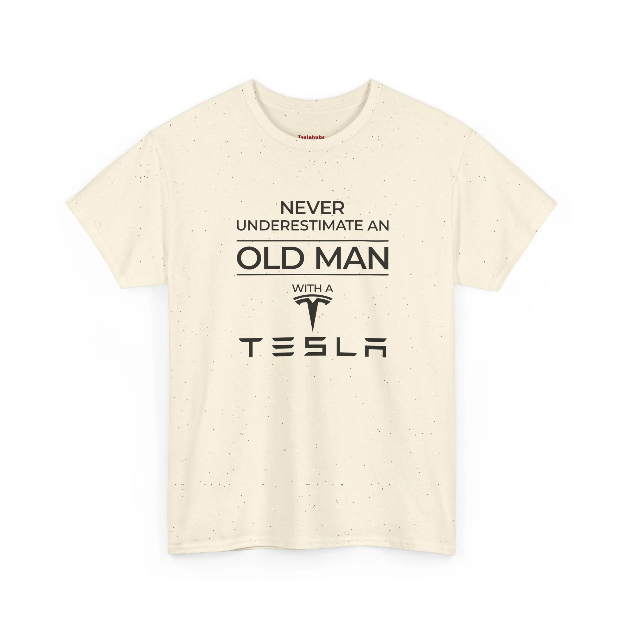 'Never Underestimate an Old Man with a Tesla' - T-Shirt - Image 18