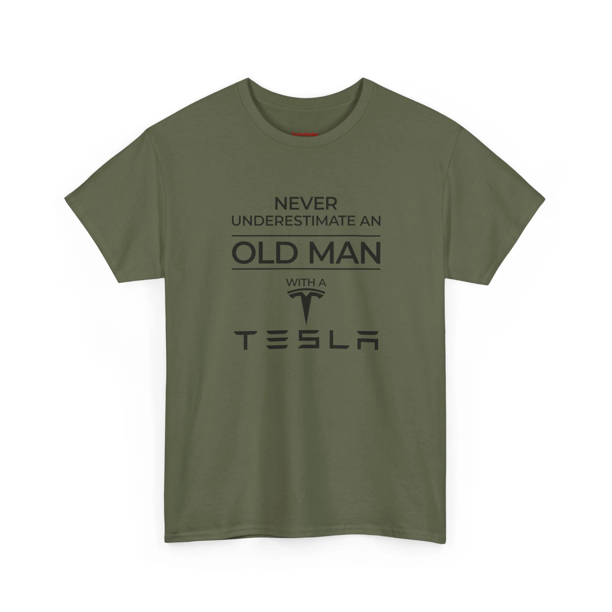 'Never Underestimate an Old Man with a Tesla' - T-Shirt - Image 21