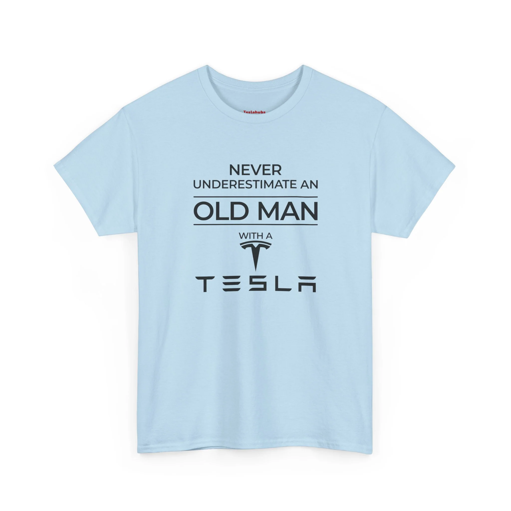 'Never Underestimate an Old Man with a Tesla' - T-Shirt - Image 24