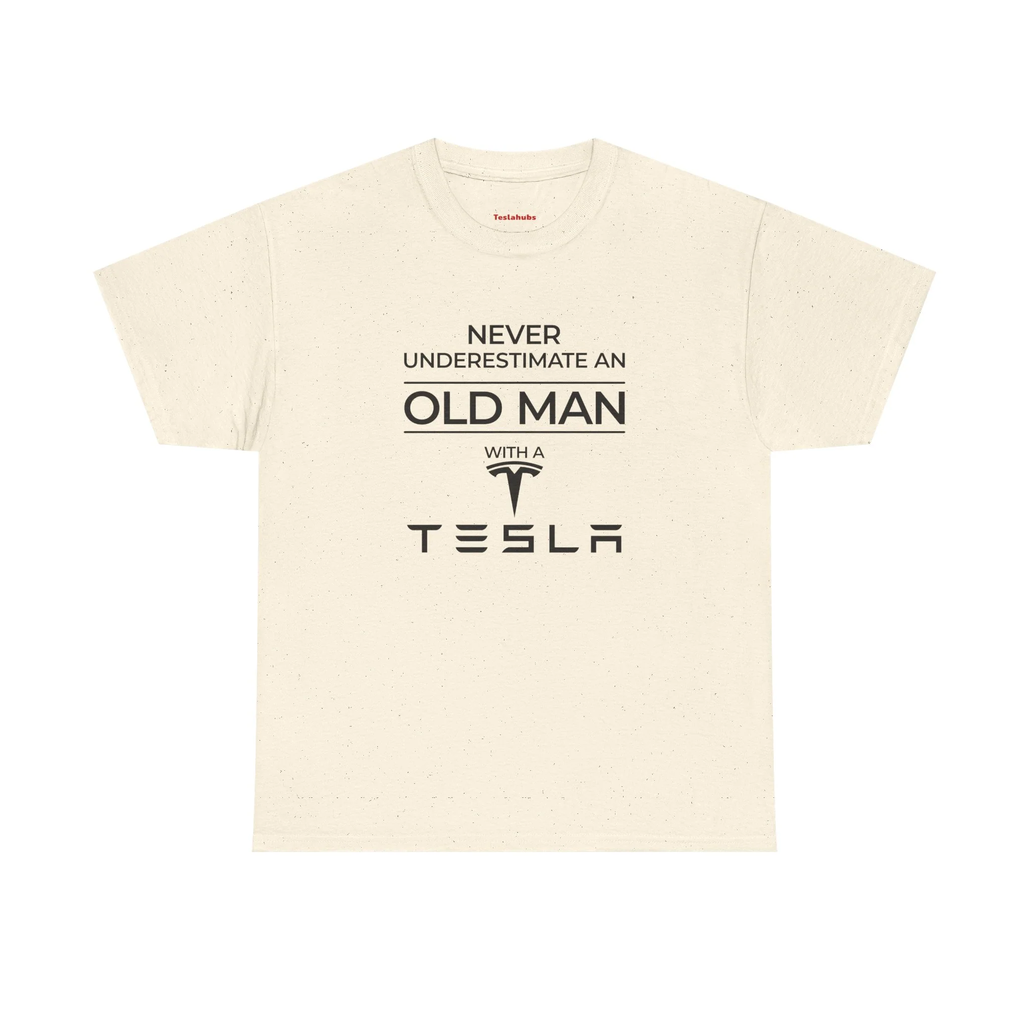 'Never Underestimate an Old Man with a Tesla' - T-Shirt - Image 4