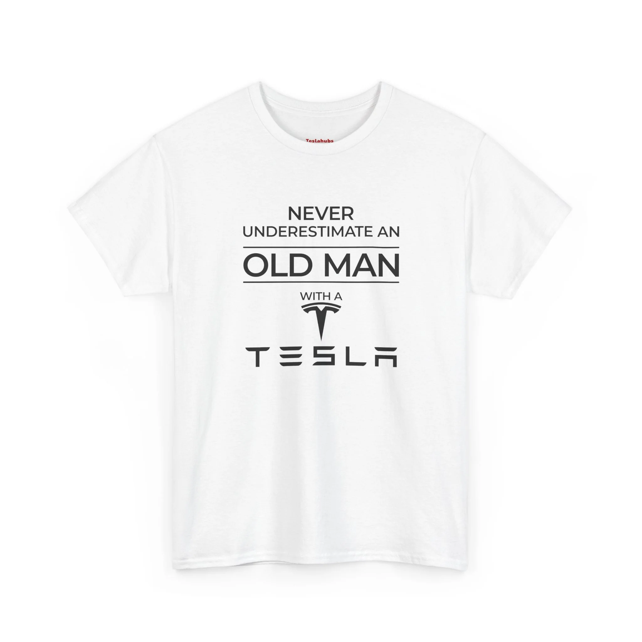 'Never Underestimate an Old Man with a Tesla' - T-Shirt - Image 9