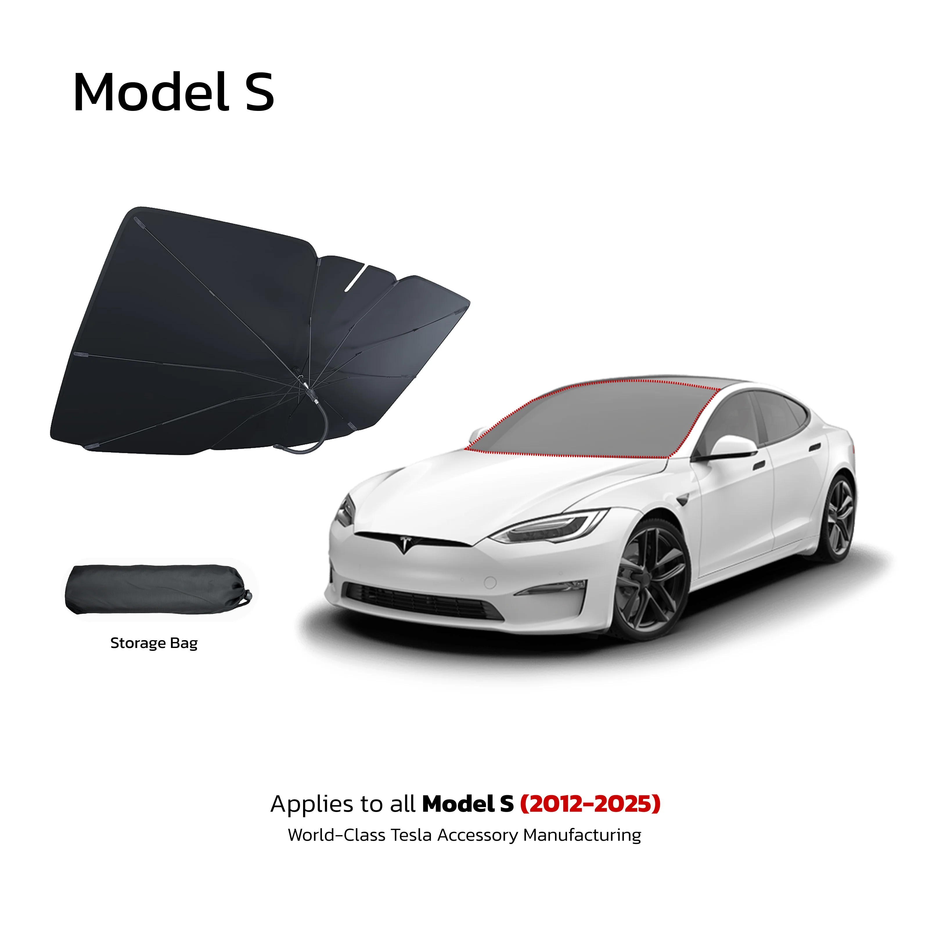 Teslahubs™ SunGuard Umbrella for Model 3,Y,S - Image 9