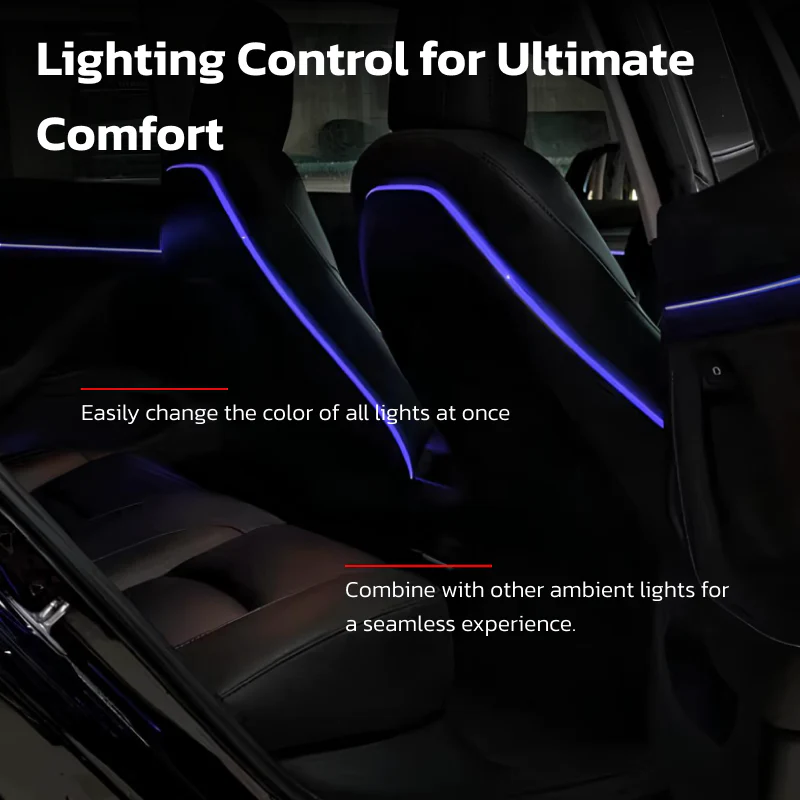 TeslaHubs™ Back Seats RGB Ambient Light - Image 7