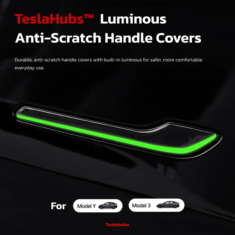 TeslaHubs™ Luminous Anti-Scratch Handle Covers