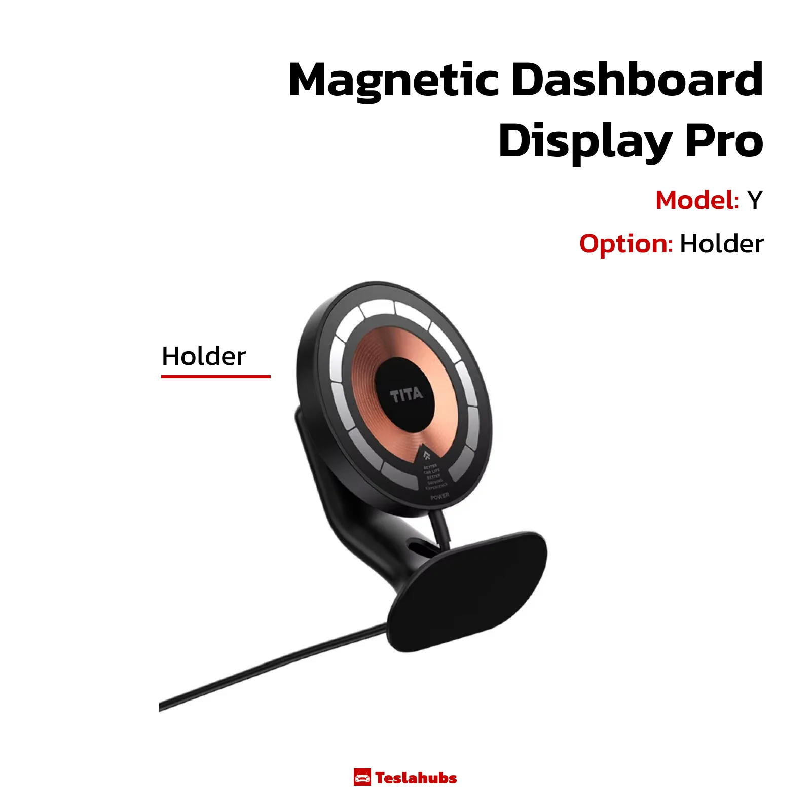 Teslahubs™ Magnetic Dashboard Display Pro - Image 4