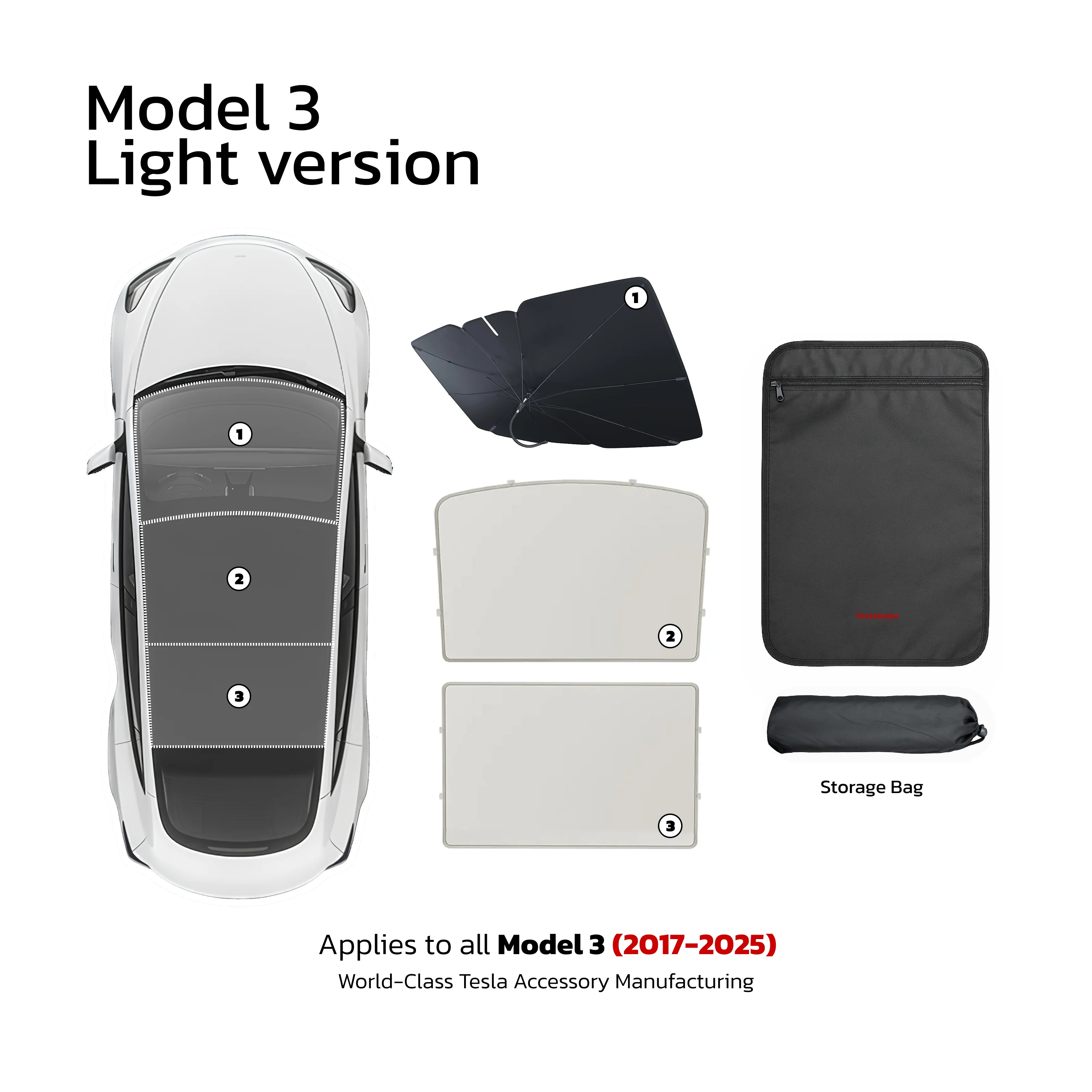 Teslahubs™ Roof Sunshade Pro Kit - Image 24